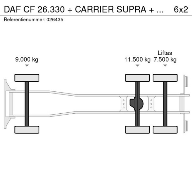 2014 داف CF 26.330 + CARRIER SUPRA + LOADLIFT-45035081
