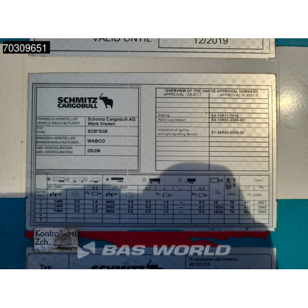 2013 Schmitz Cargobull SCB*S3B-45035511