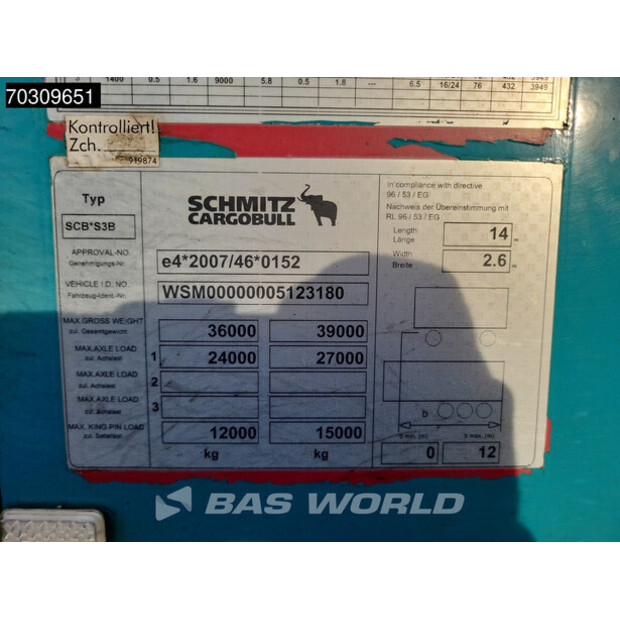 2013 Schmitz Cargobull SCB*S3B-45035512