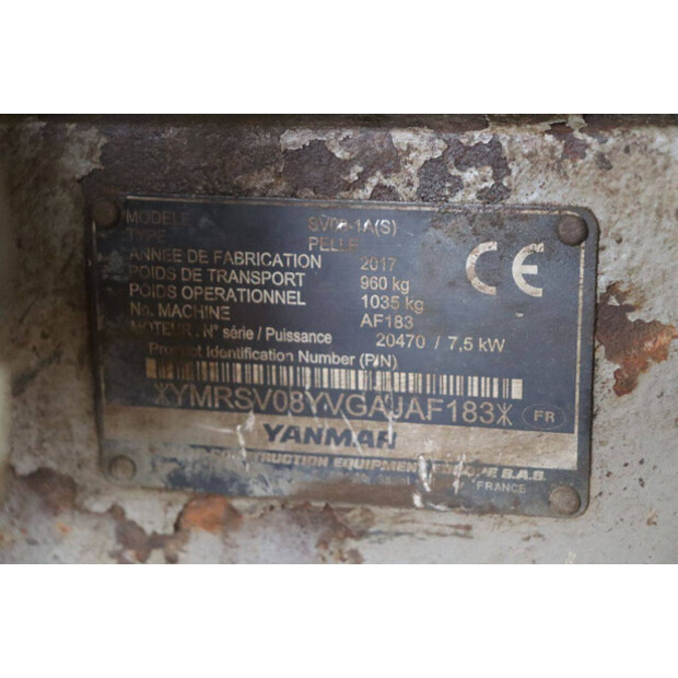 2017 YANMAR SV08-1A-45052717