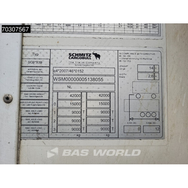 2015 Schmitz Cargobull SCB*S3B-45052971