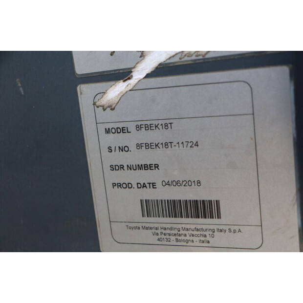 2018 تويوتا 8FBEK18T-45055057