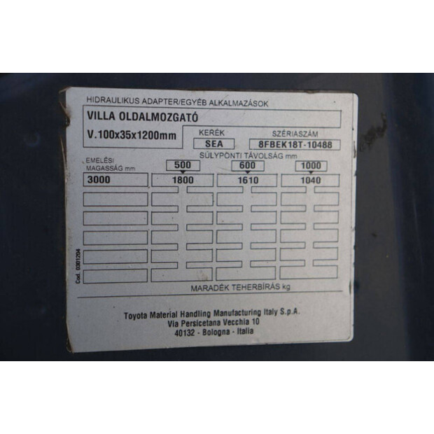 2016 تويوتا 8FBEK18T-45055089