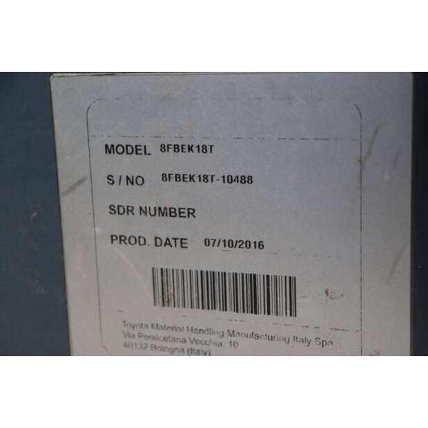 2016 تويوتا 8FBEK18T-45055095