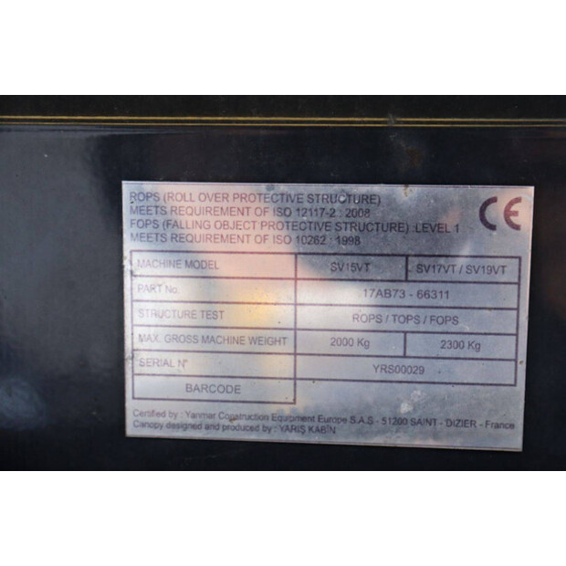 YANMAR SV15VT-45057343