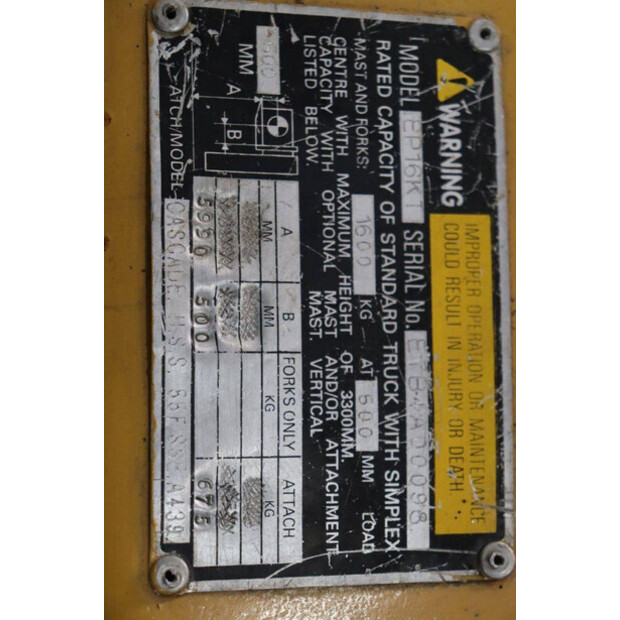 1998 Caterpillar EP16KT-45058440