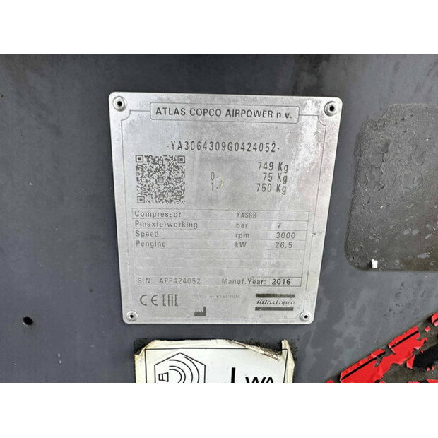 2016 أطلس كوبكو XAS68-45059680