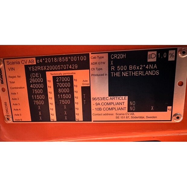 2023 Scania R500-45064061