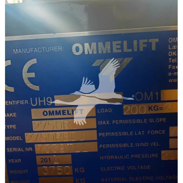 2011 Ommelift 2750RBDJ-45074614