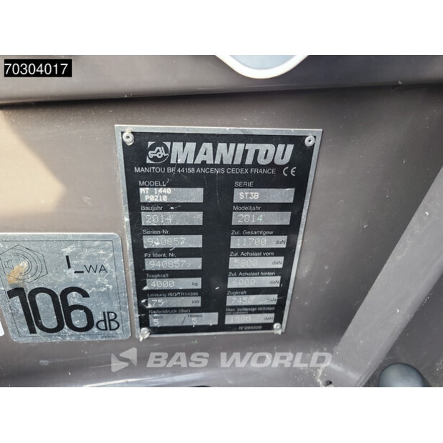 2014 Manitou MT1440 EASY-45091890