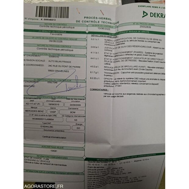 2009 Mercedes-Benz 1824-45106180