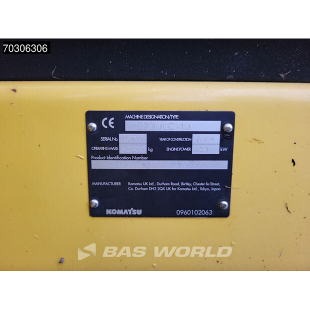 2014 Komatsu PC290LC-10-45108817