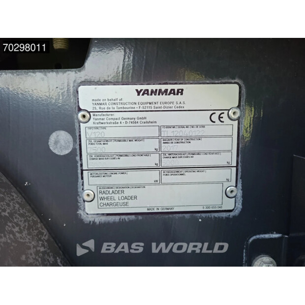 2017 YANMAR V120-45133784