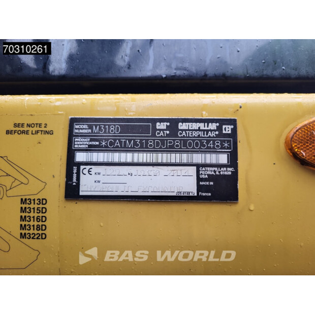 2014 Caterpillar M318D-45135956