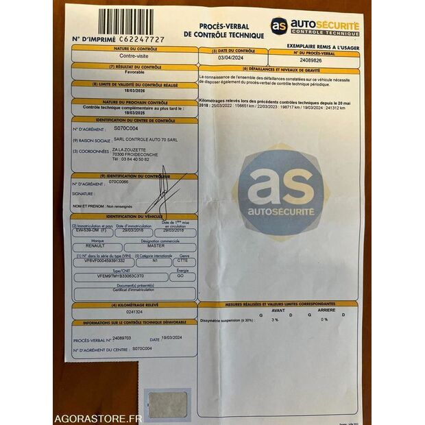 2018 Renault Master RT-45150187