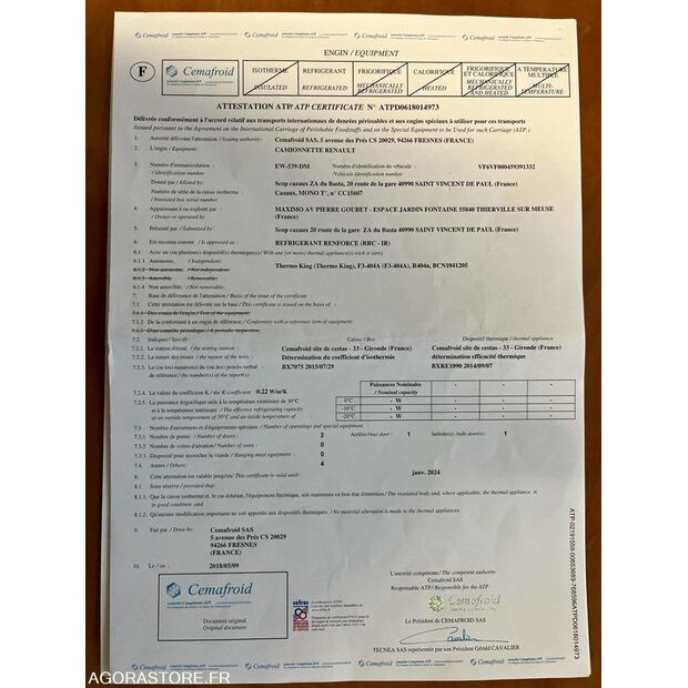 2018 Renault Master RT-45150188