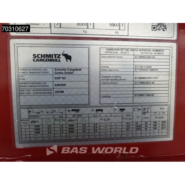 2018 Schmitz Cargobull SGF*S3-45151406