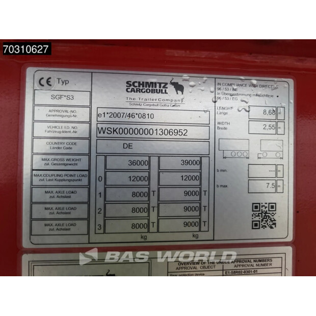 2018 Schmitz Cargobull SGF*S3-45151407