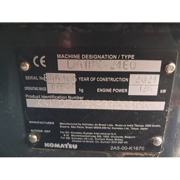 2024 Komatsu D61PX-24E0-45156913