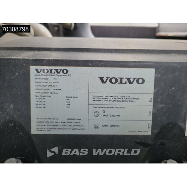 2017 Volvo L250H-45158756