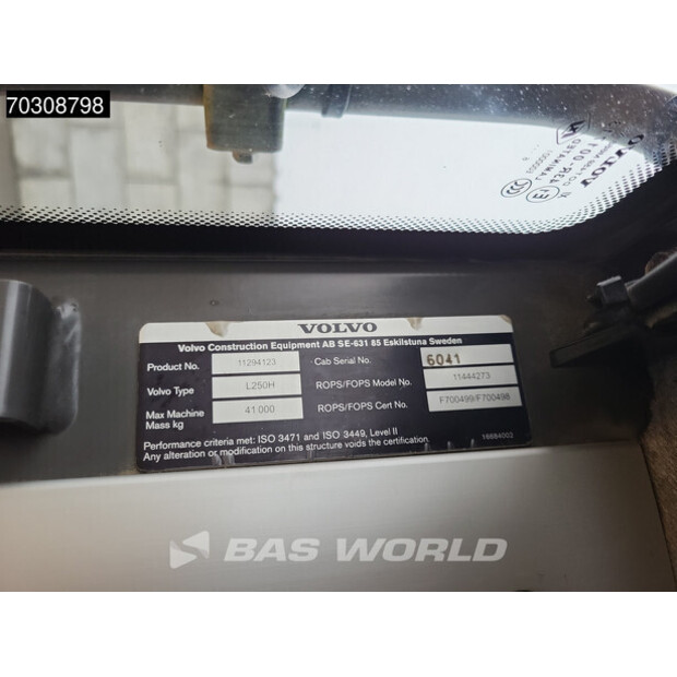 2017 Volvo L250H-45158781