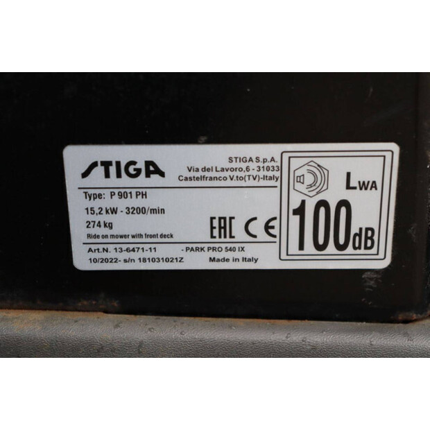 2022 Stiga P901PH-45161089