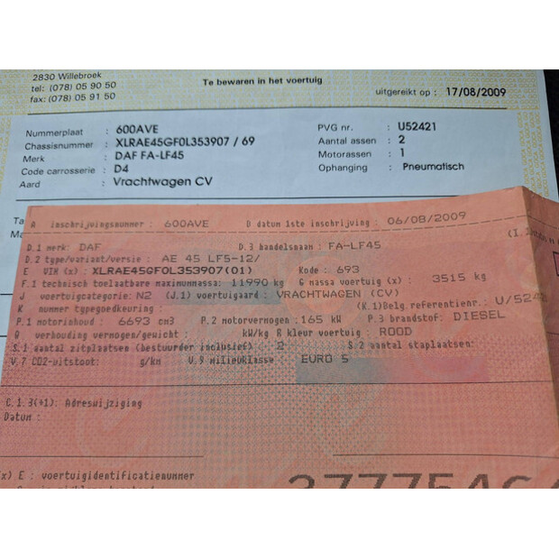 2009 داف LF45-220-45162161