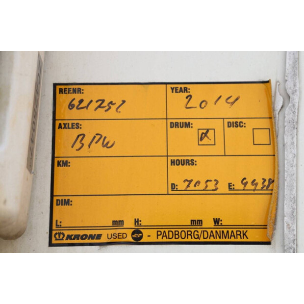 2014 Krone SD-45162263
