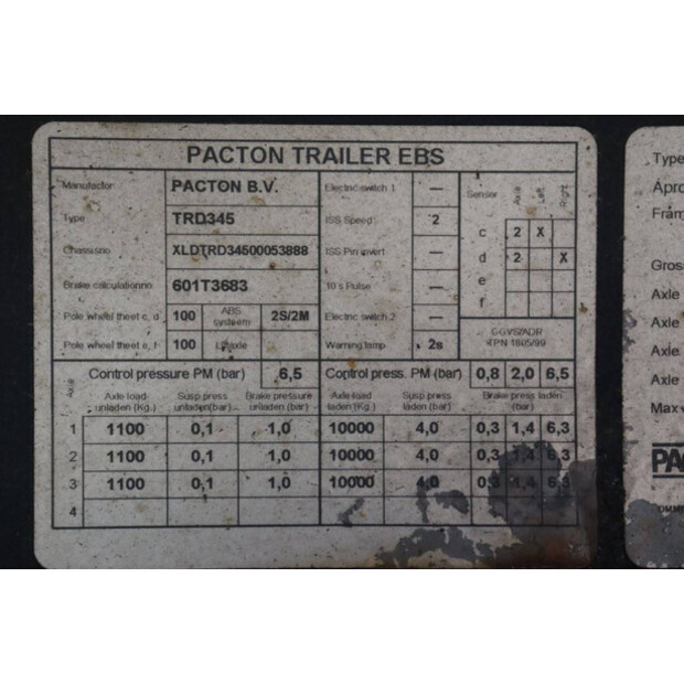 2006 Pacton TRD345-45162481