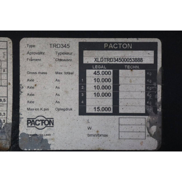 2006 Pacton TRD345-45162482