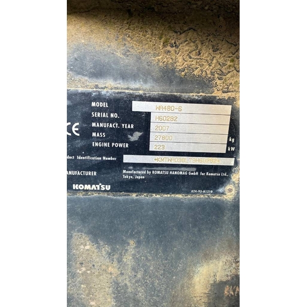 2007 Komatsu 6-45167155