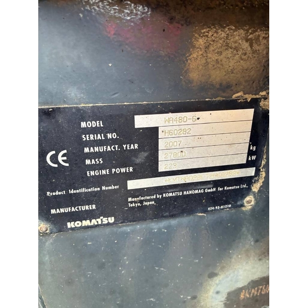 2007 Komatsu 6-45167165