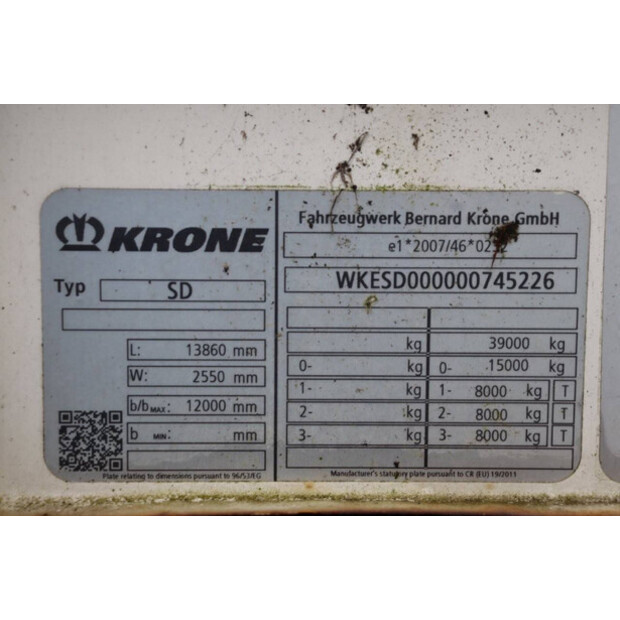 2016 Krone SD-45179223