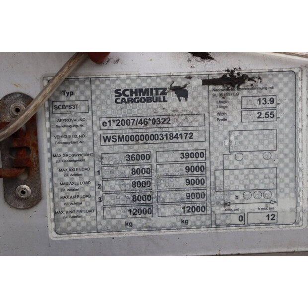 2013 Schmitz Cargobull SCB*S3T-45180053