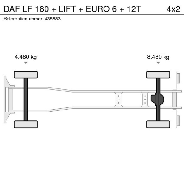 2014 DAF LF 180-45184457