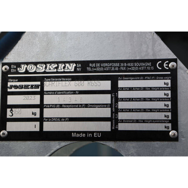 2023 Joskin SCARIFLEX 600 R6S5-45187738
