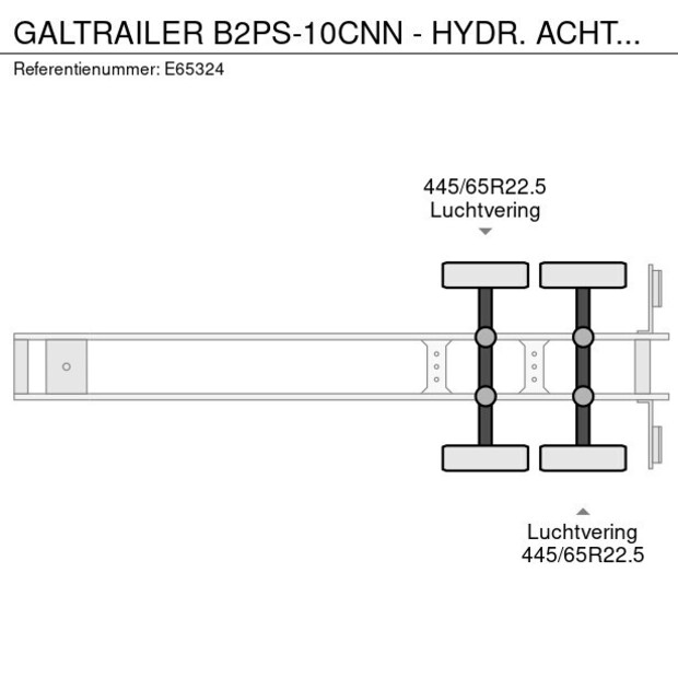 2020 GALTRAILER B2PS-10CNN-45191312