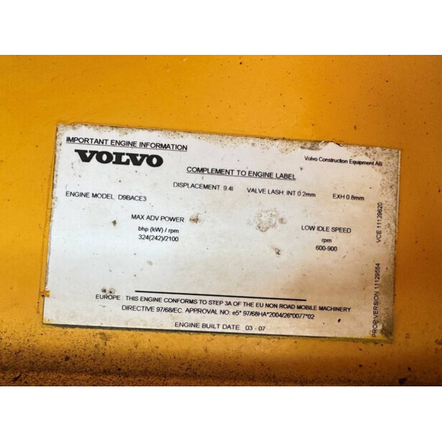 2007 فولفو A30D-45192240