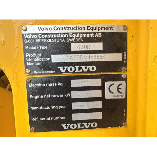 2007 فولفو A30D-45192241