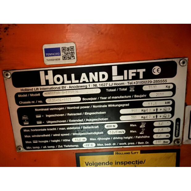 2010 هولاند ليفت Monostar Q135EL24-45193847