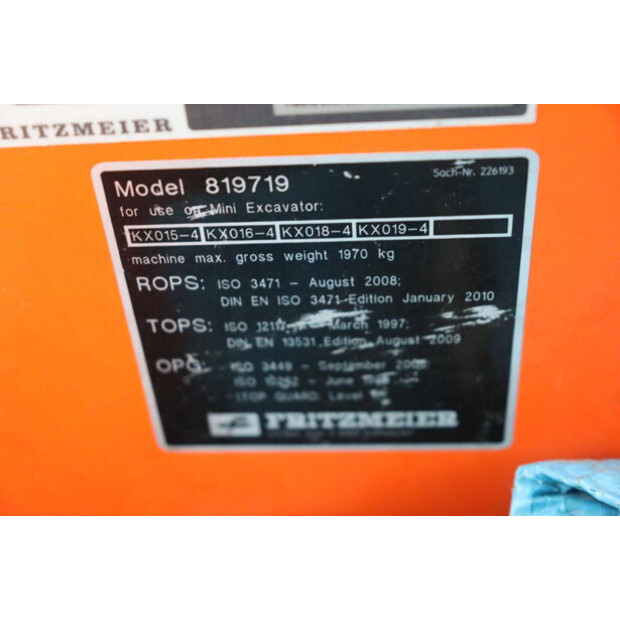 2019 كوبوتا KX016-4-45194057