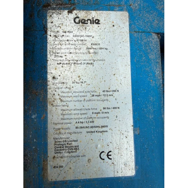 2014 Genie GS1532-45194901
