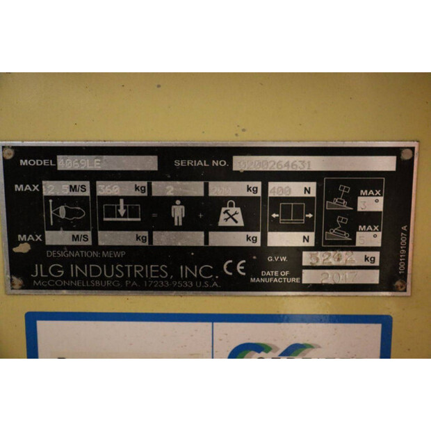 2017 JLG 4069LE-45195019