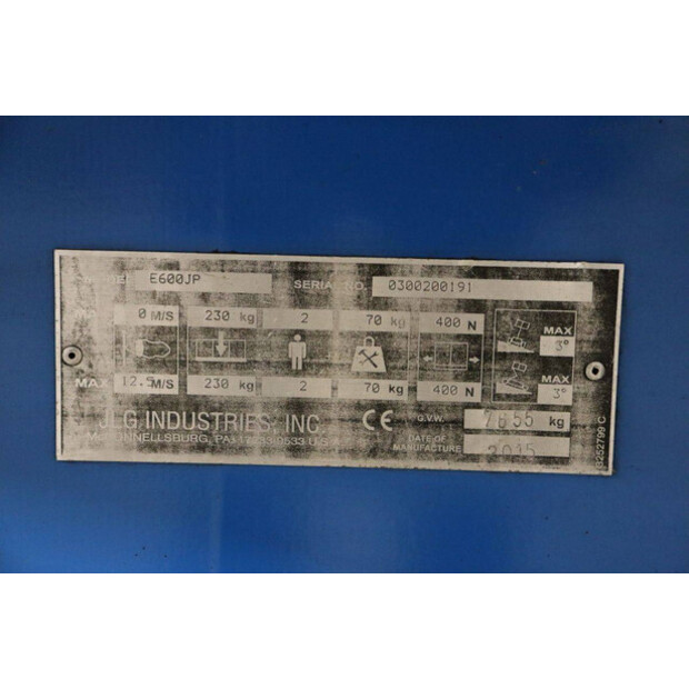 2015 JLG E600JP-45195393