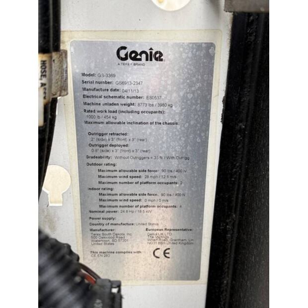 2013 Genie GS3369-45195714