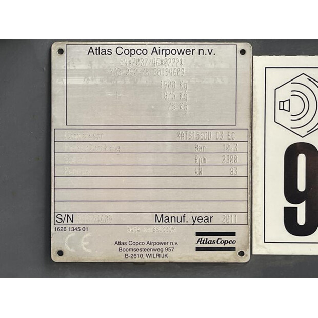 2011 Atlas-Copco XATS 156 DD - N-45211716