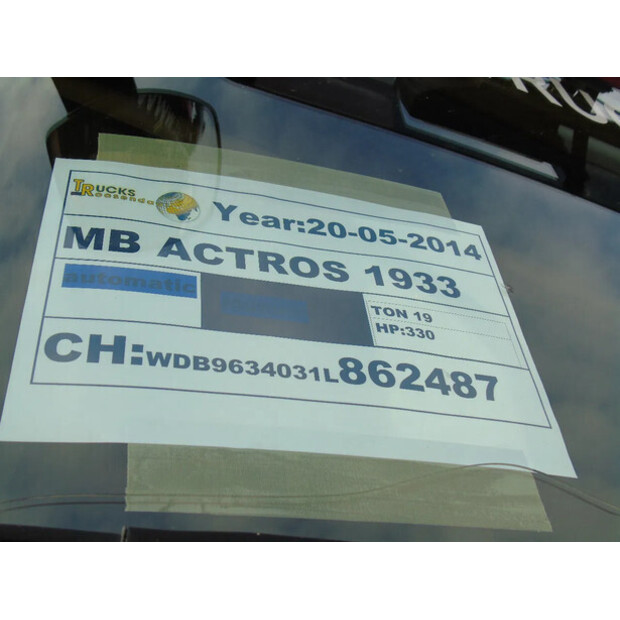 2014 مرسيدس بنز Actros 1933-45212537