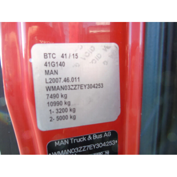 2013 MAN TGL 8.150-45212563