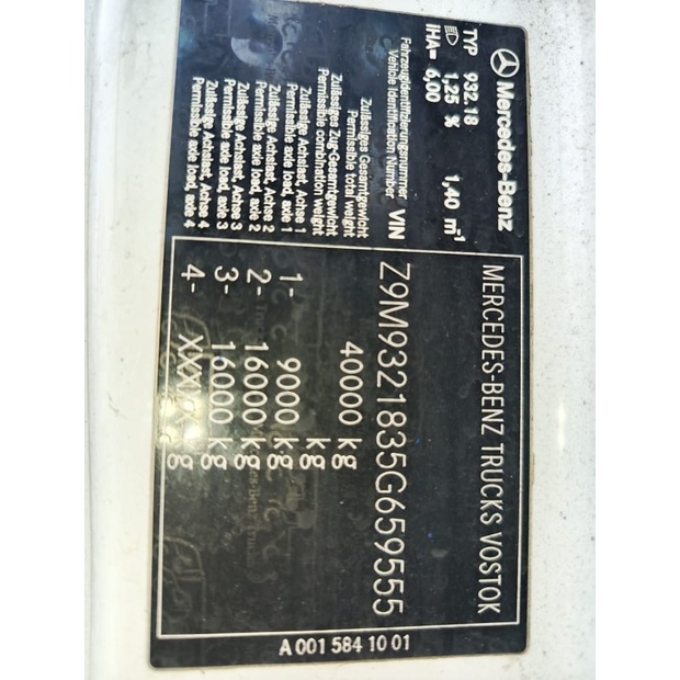 2012 مرسيدس بنز ACTROS 3341-45228333