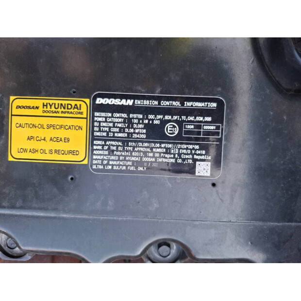 2023 دووسان DX160W-7-45263910